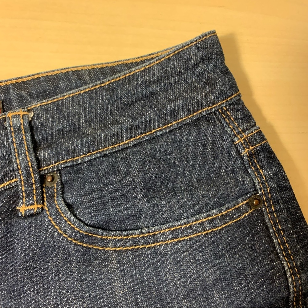 BDG mid rise shortie short denim cuffed shorts 26 - Picture 5 of 6